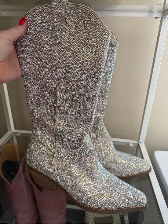 Betsey Johnson Shoes - NWOT Rhinestone Cowboy boots